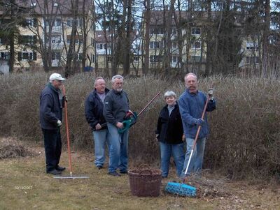 Arbeitseinsatz Vorstand
