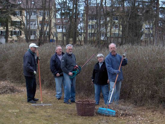 Arbeitseinsatz Vorstand